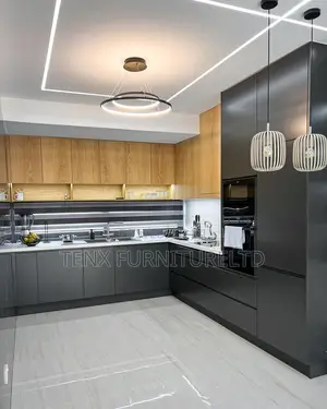 Kitchen Cabinet L Shape (Marble Inn)