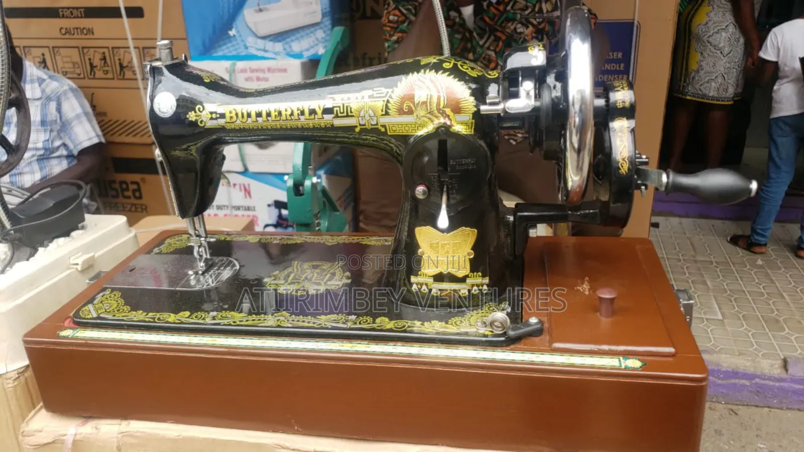 Old Butterfly Sewing Machine