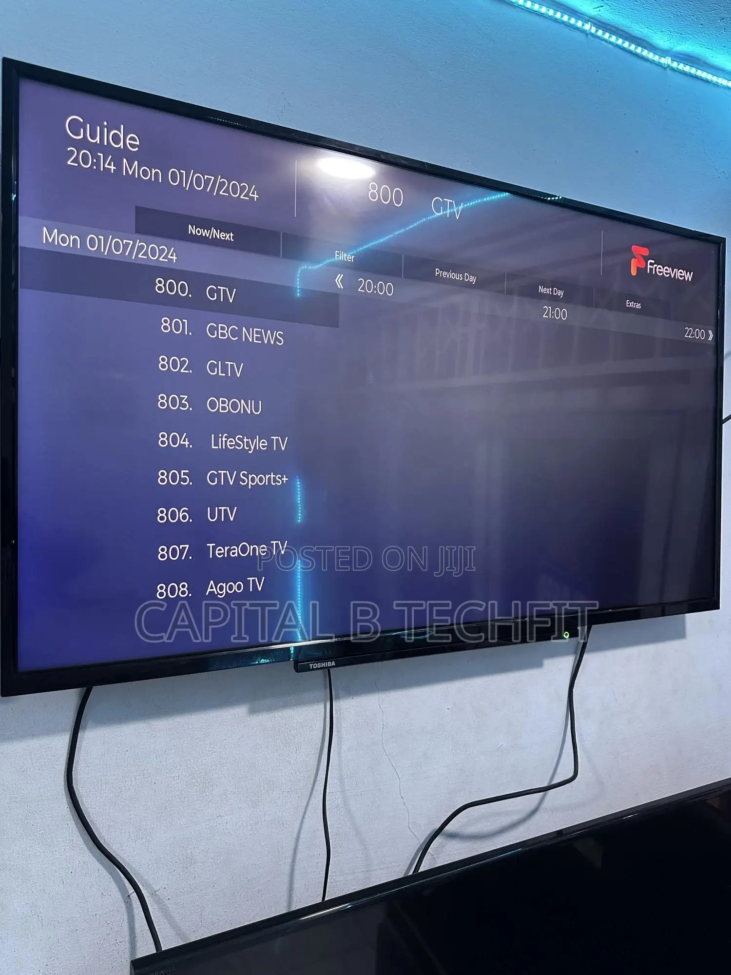 50inches Full Digital Satellite Uhd Led Smart Toshiba Tv