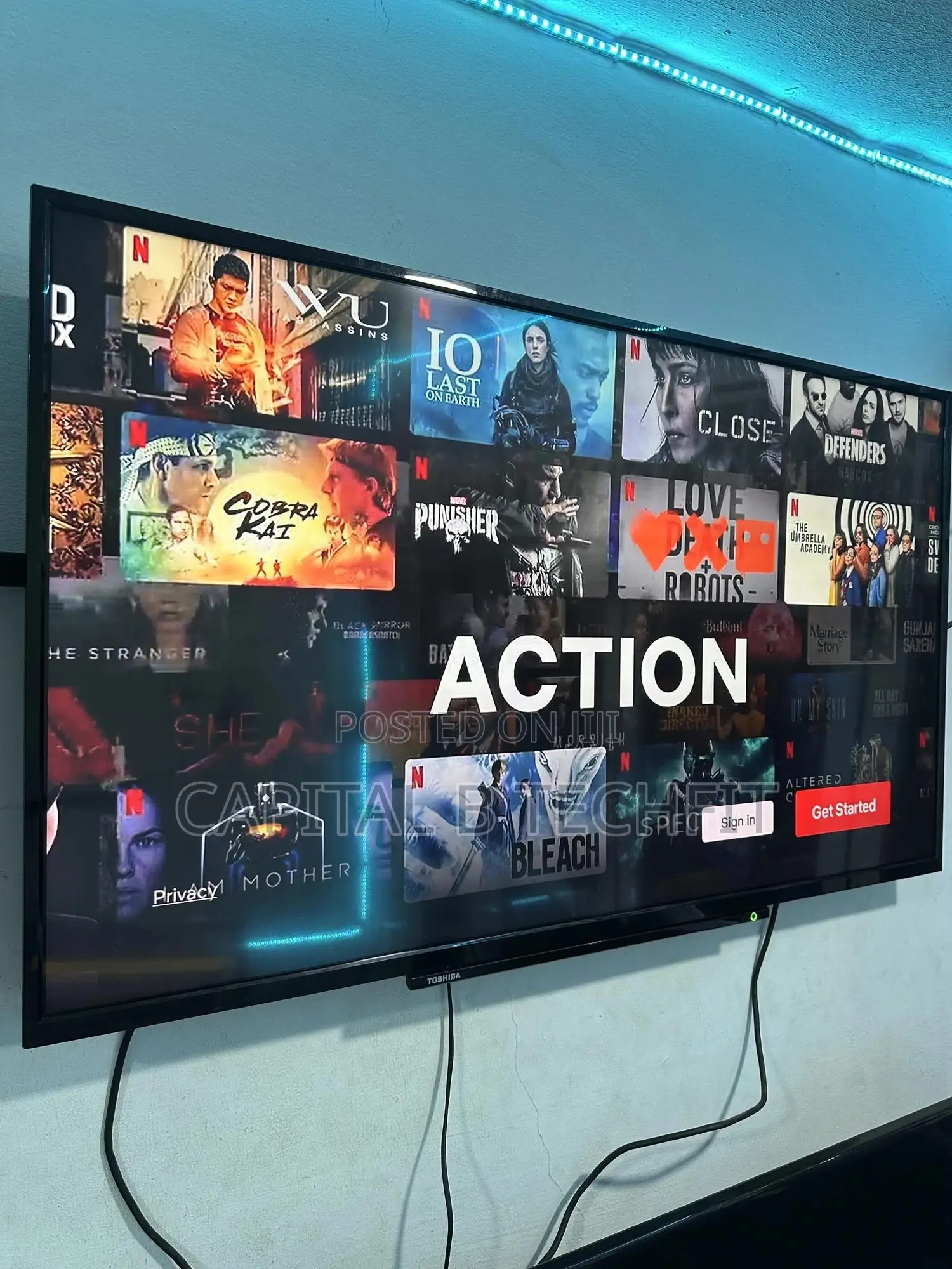 50inches Full Digital Satellite Uhd Led Smart Toshiba Tv