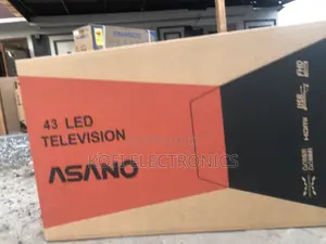 Authentic Asano 43′′ Digital Satellite HD TV – Black