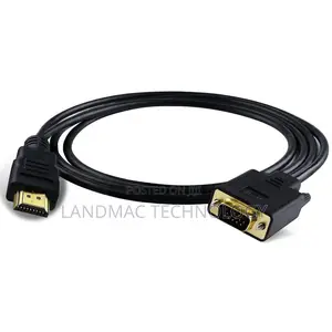 HDMI Male To VGA Male 15PIN Video Cable(Black)