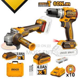 Cordless Impact Drill + Angle Grinder 20v # Ckli20273
