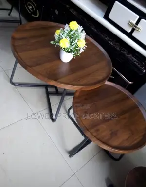 2 in 1 Woden Center Table Set