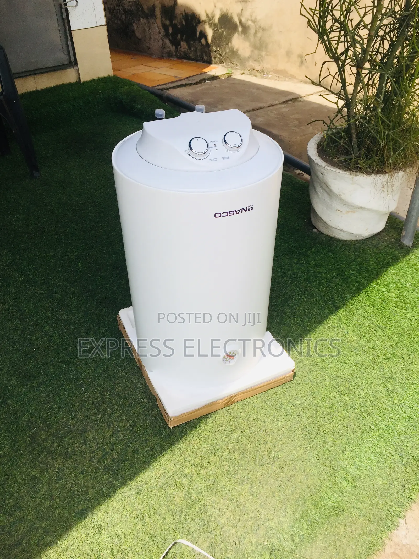 The New White Nasco Heater Water Electric 50L.