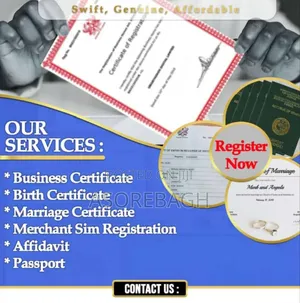 Biometric Birthcert and Passport