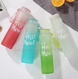 Colourful Glass Water Bottle
