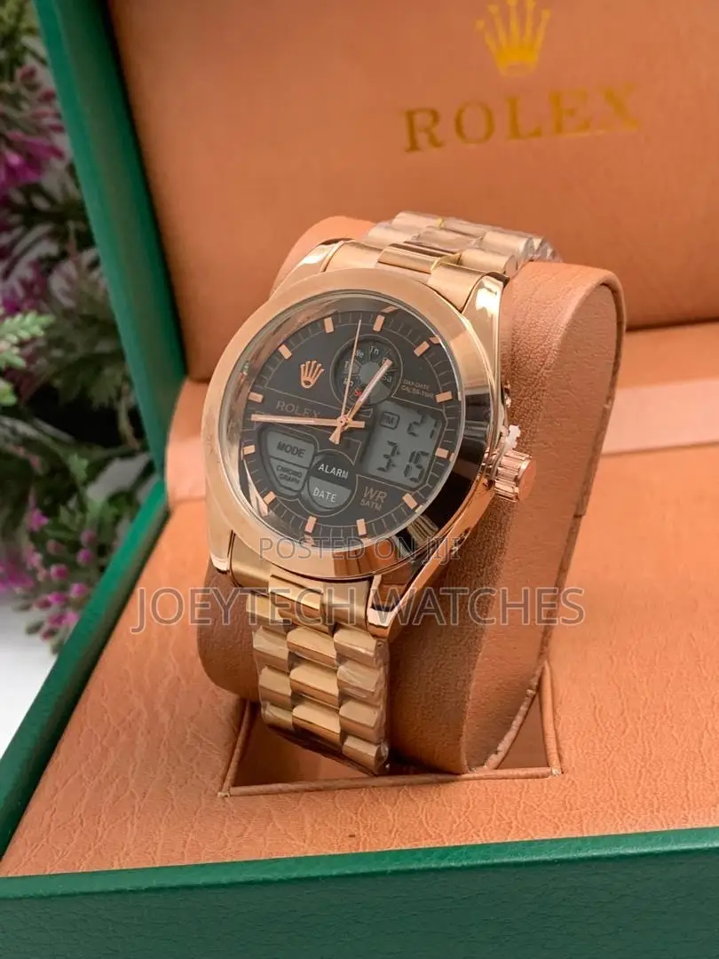 Rolex Digital Chain Watch
