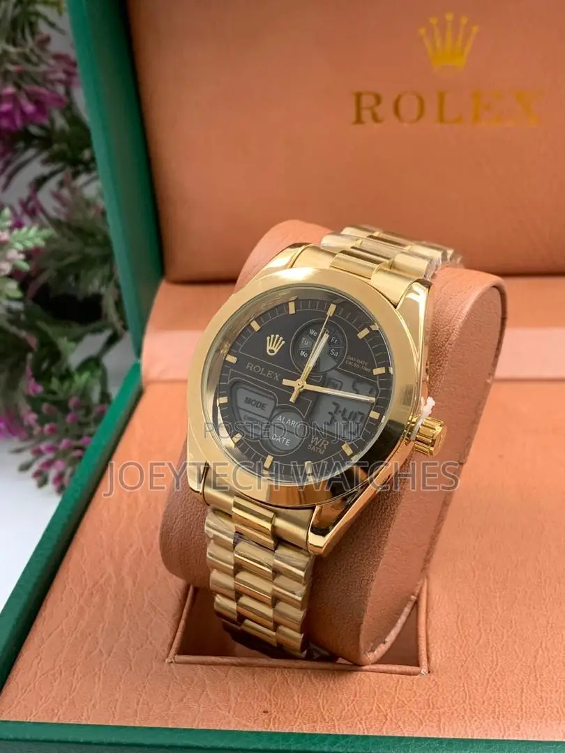 Rolex Digital Chain Watch