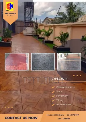 Concrete Stamps, Slabs, Pavement Etc.