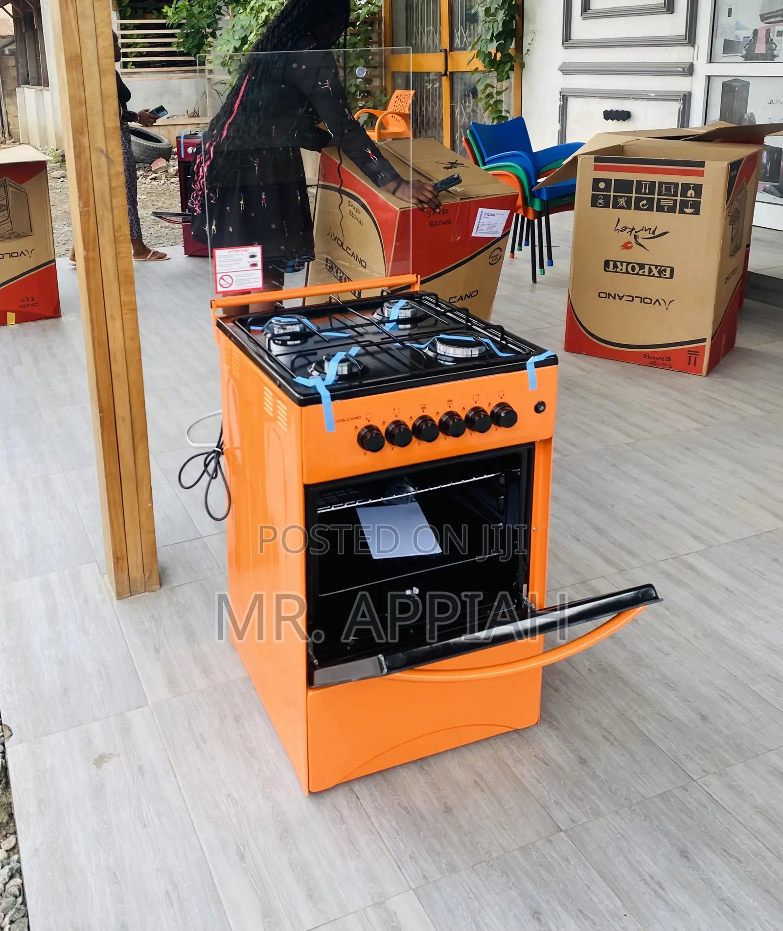 Check Out Original Volcano 50x50 Oven Grill 4 Burner.