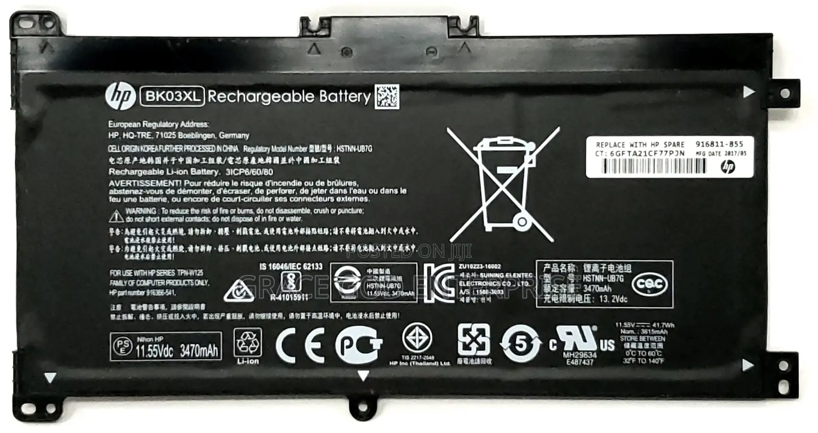 Original HP Battery for Pavilion X360 BK03XL