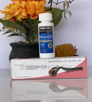 Beard and Hairline Pack - Kirkland Minoxidil + Derma Roller