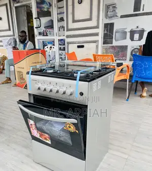 Check Out Authentic Volcano 4 Gas Burner With Oven(Gray).