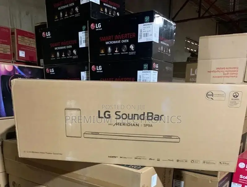 LG | Warranty Secured | SP9A 520w Meridian Sound Bar 5.1.2ch