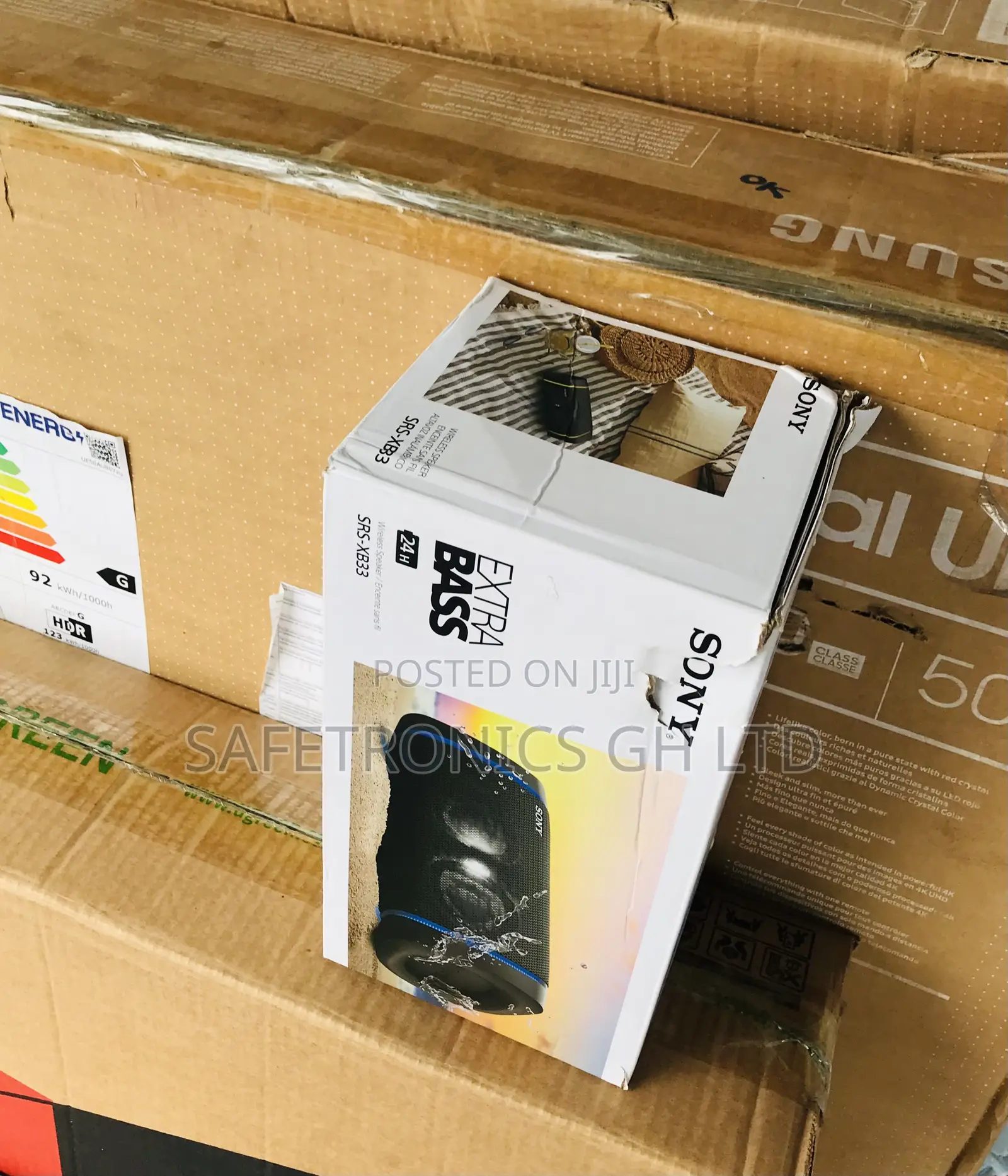 Affordable Black Sony SRS-XB33 Bluetooth Wireless Speaker 