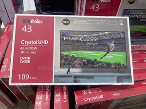 Yootoo 43” Crystal Uhd Frameless Digital Satellite Led Tv