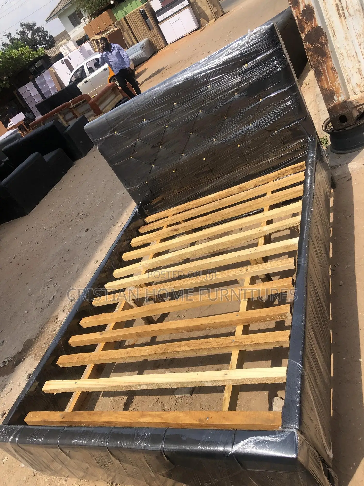 Quality Leather Bed Available