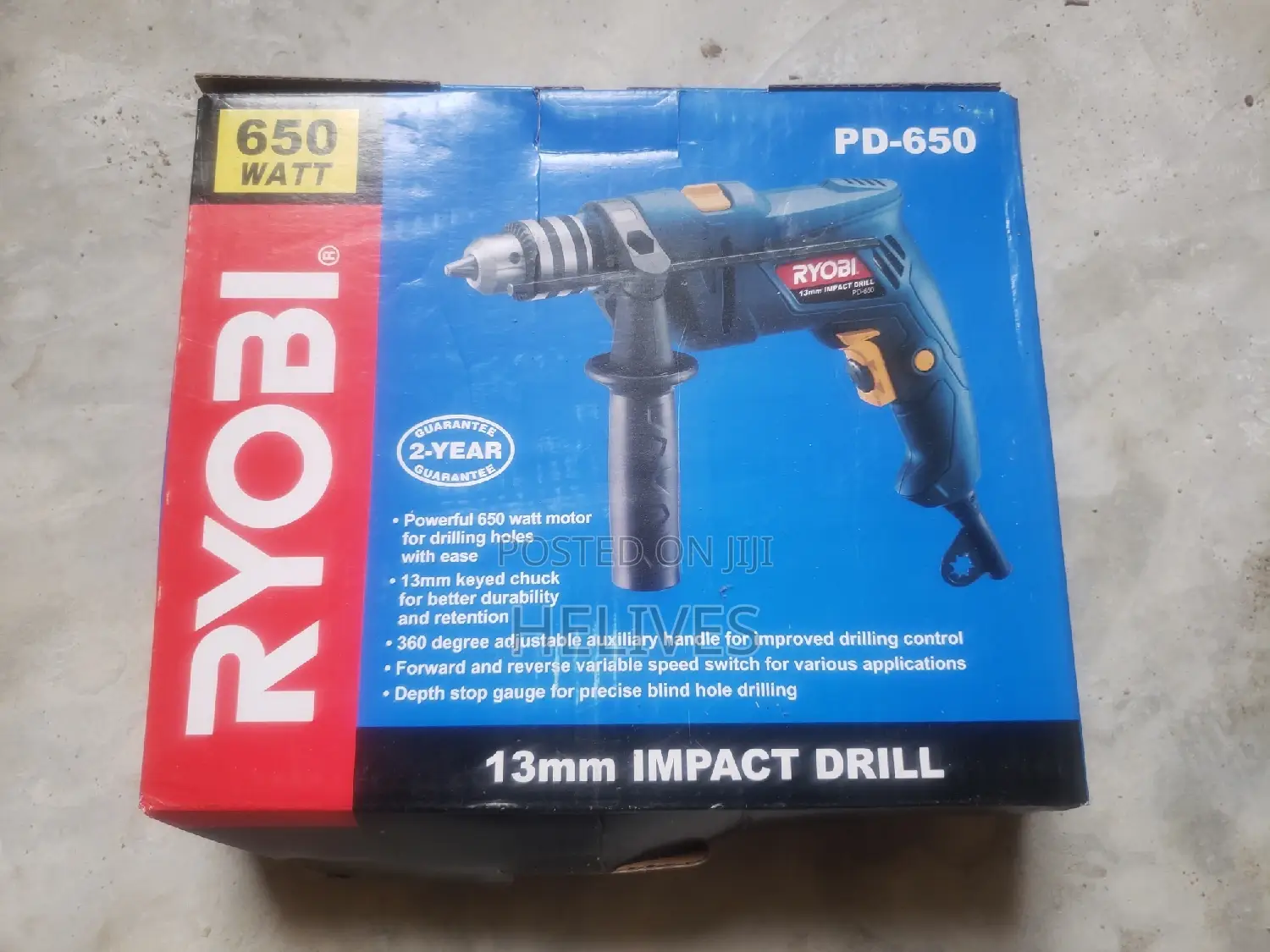 Drill Impact 13mm 650w Var / Rev Pd-650