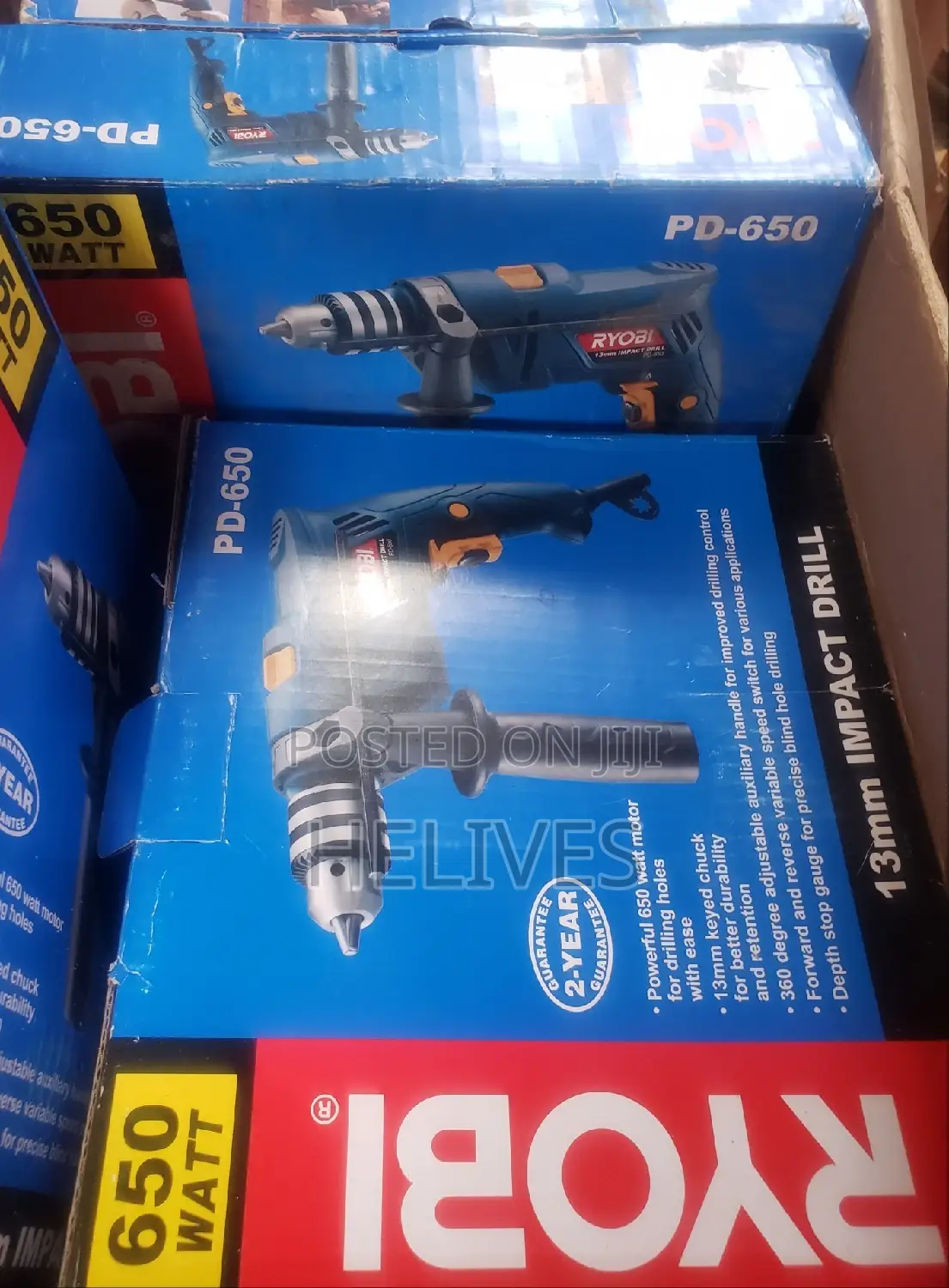 Drill Impact 13mm 650w Var / Rev Pd-650