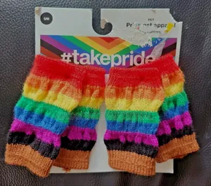 Rainbow Leg Warmers Dog Leg Warmers