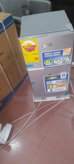 Refined Nasco Table Top 90l Double Door Refrigerator