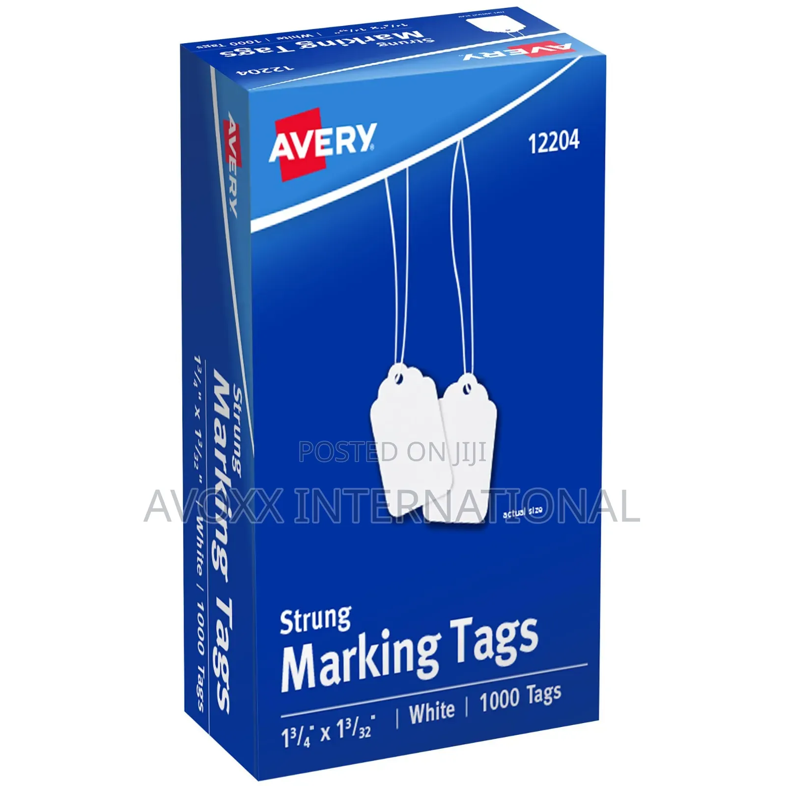 Avery 12204 Medium-Weight White Marking Tags (Box of 1000)