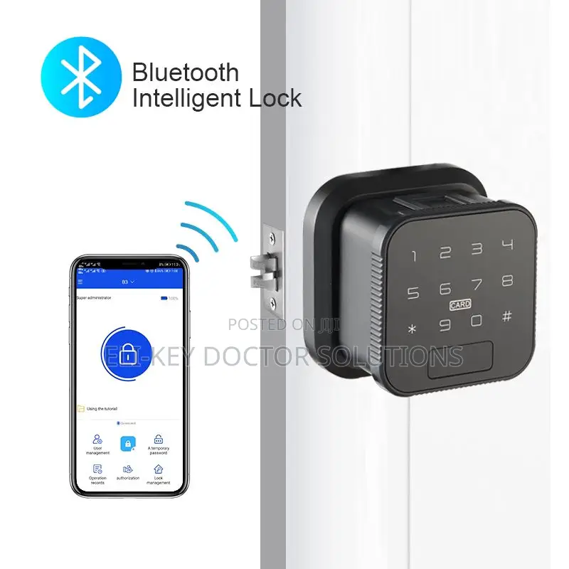 Single-Latch Fingerprint, Card, Smart Door Lock - Ttlock App