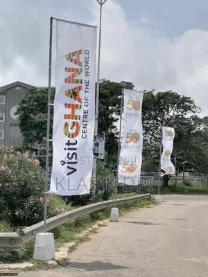 Telescopic Flags Poles for Rent
