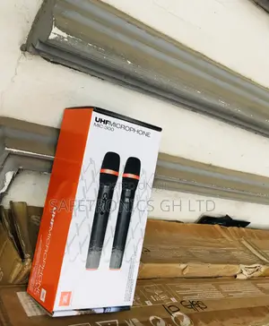 Unique Black JBL 2 Set UHF Microphone 