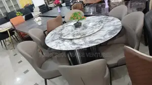 Executive Dinning Table and Chair Marble