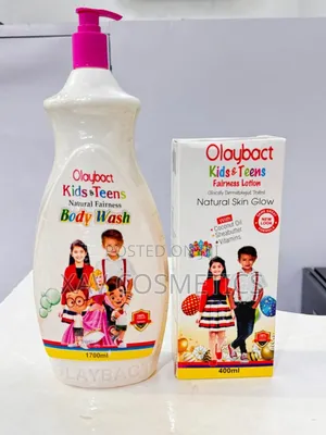 Olaybact Kids Teens Natural Fairness Lotion and Body Wash