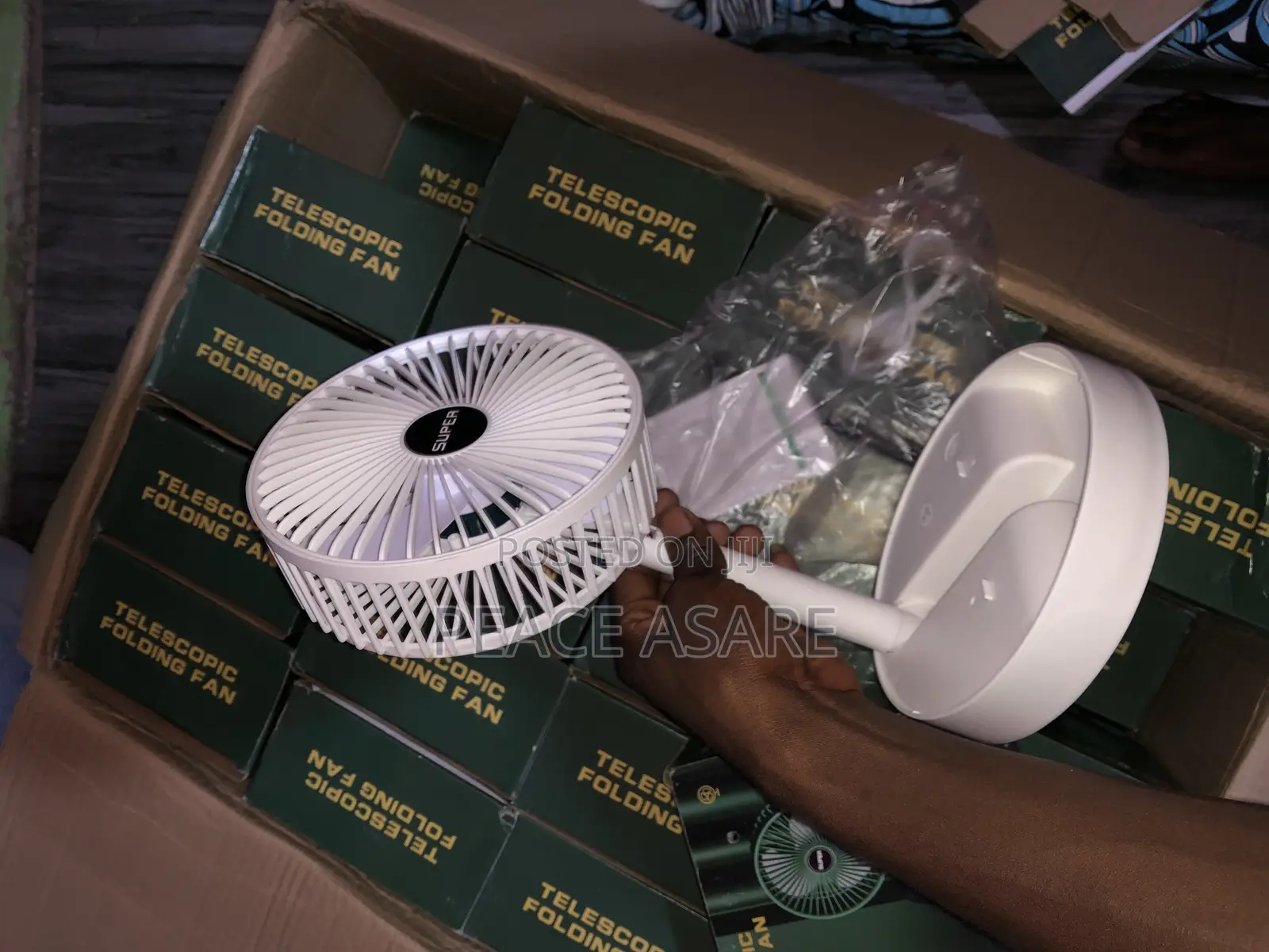 Telescopic Foldable Fan