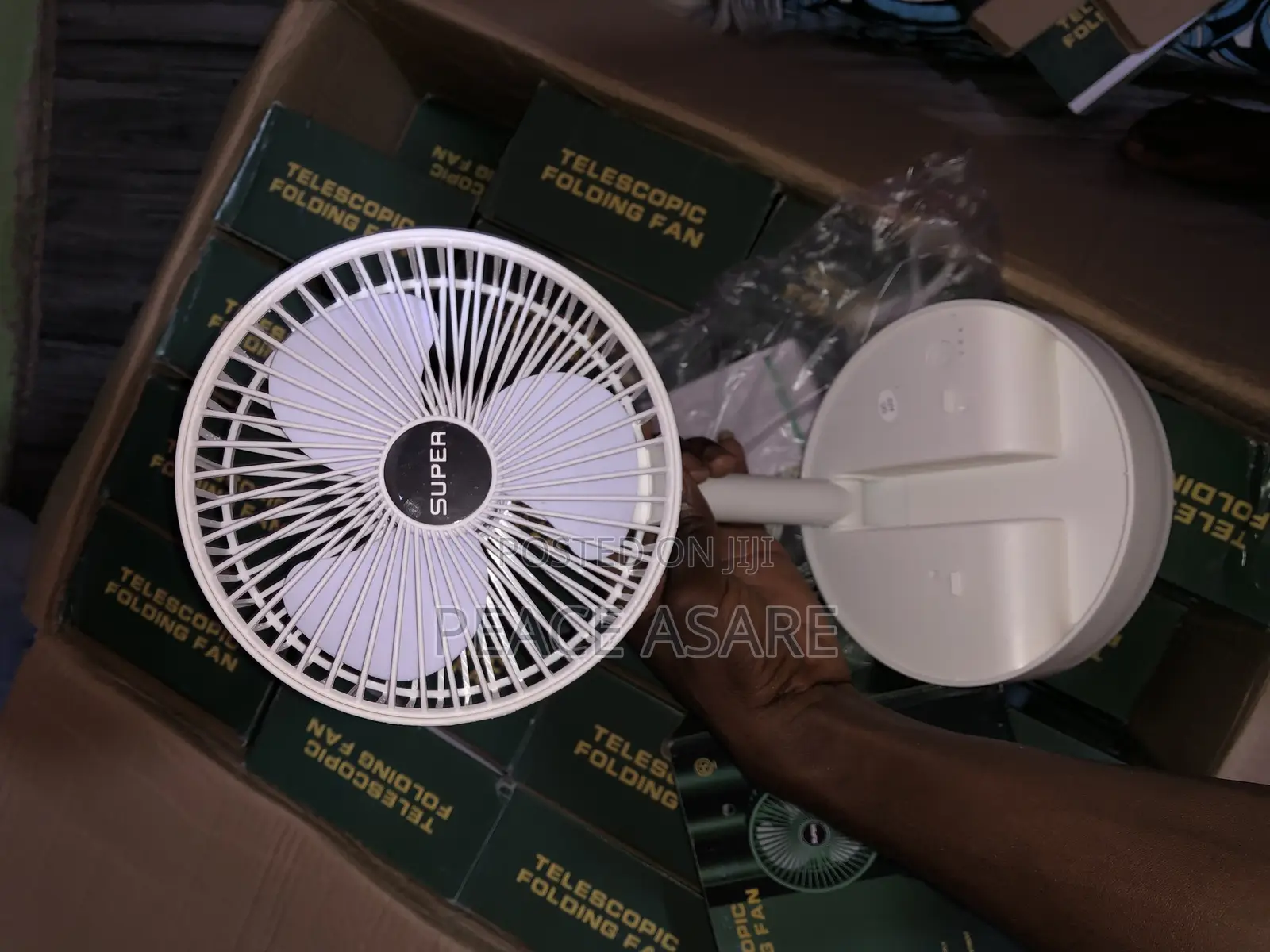 Telescopic Foldable Fan