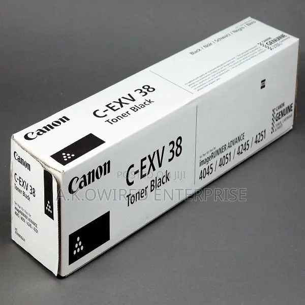 Canon C-Exv 38 Black Toner Genuine for IR Advance 4045 4051