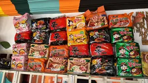 Asian Cup and Sachet Noodles