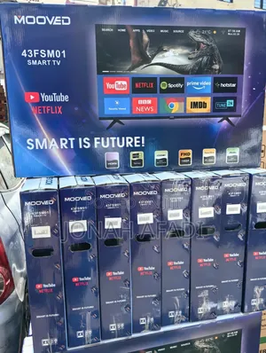 Mooved 43 Smart Android Satellite Frameless Full Screen Tv