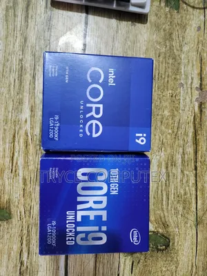 Intel Core I9 and 