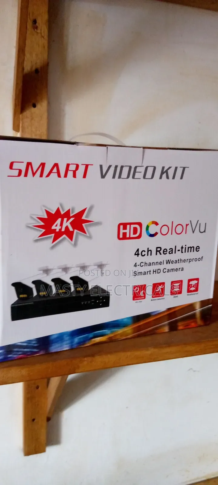 4-Channel Kit 5mp Full-Color CCTV Camera