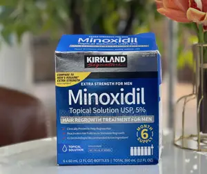 Full Box of Original Kirkland Minoxidil / 6 Pieces + Dropper