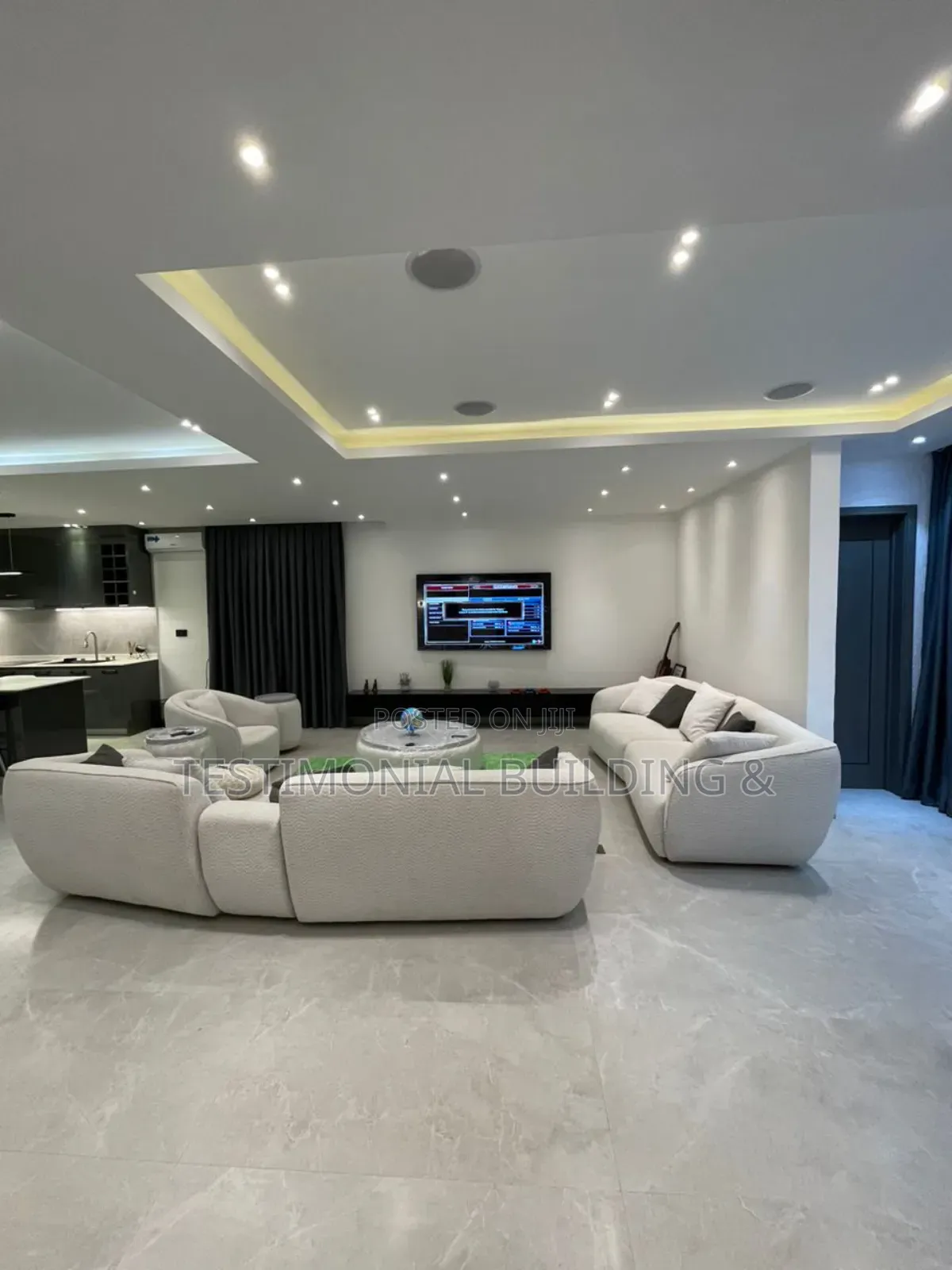 Furnished 4bdrm House in Testimonial Building, Adenta for sale