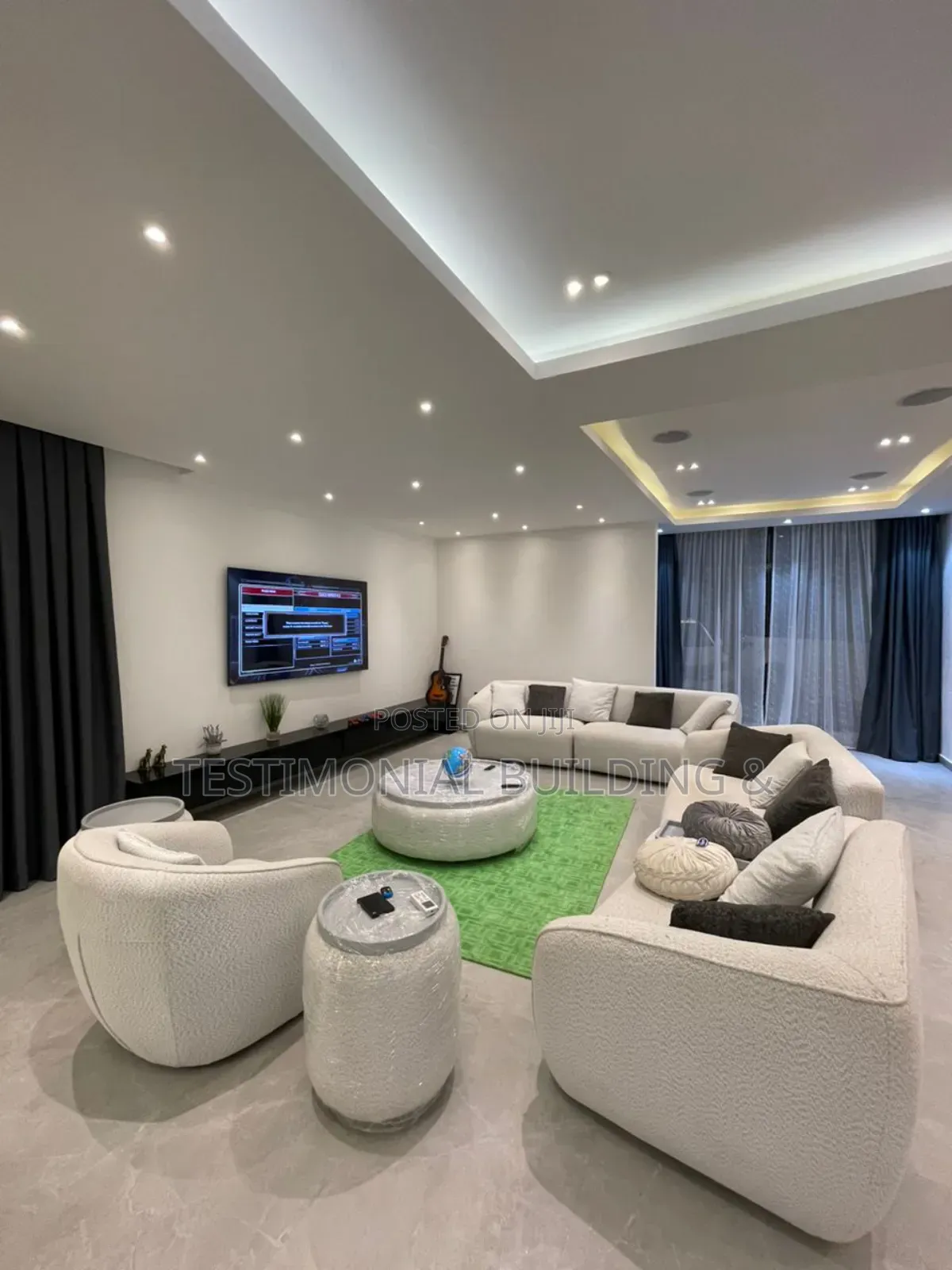 Furnished 4bdrm House in Testimonial Building, Adenta for sale
