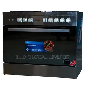 Awesome Midea 5 Burner Gas Cooker With Oven (VESTA-P48C)