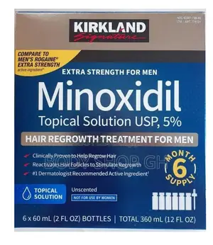 FULL SET - 6 Bottles + Dropper - KIRKLAND MINOXIDIL OIL