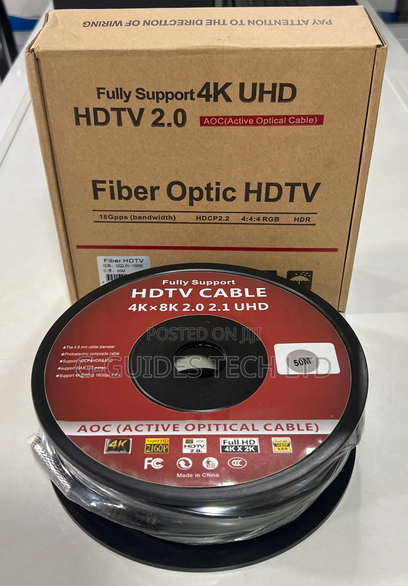 50M HDMI Fiber Optic Cable, 50M Active HDMI Cable