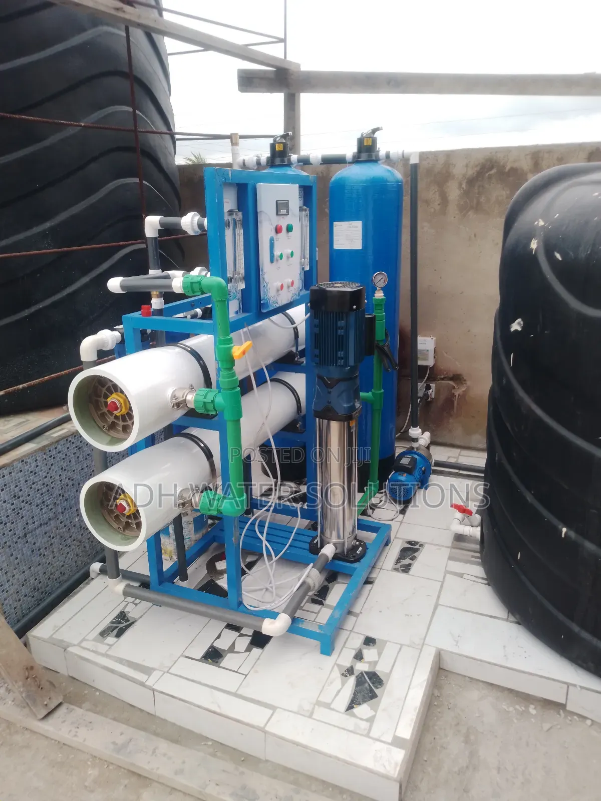 Disallination Machine For Salty Borehole Water