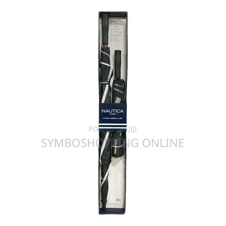 Nautica Home 2 Piece Vented Golf 2 Person Umbrella Set
