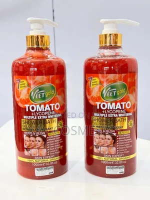 Veetgold Tomato+Lycopene Multiple Extra Whitening Bath Gel