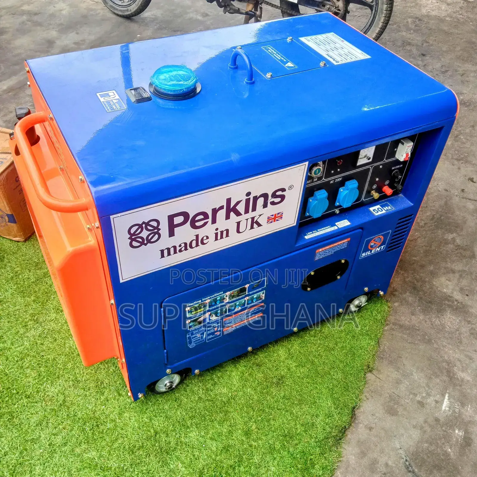 Auto Parts 10kva Perkins Diesel Generator 1100watt Correct