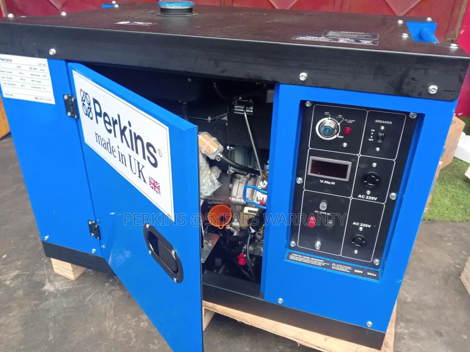 Powerful 15kva Diesel Generator Perkins Super Silent